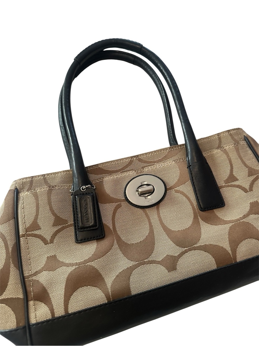 Coach monogram Hampton Madeline signature satchel 13571 Y2K
